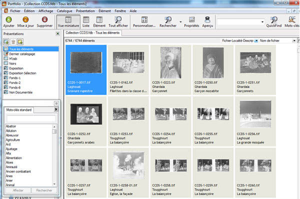 Le travail de numérisation